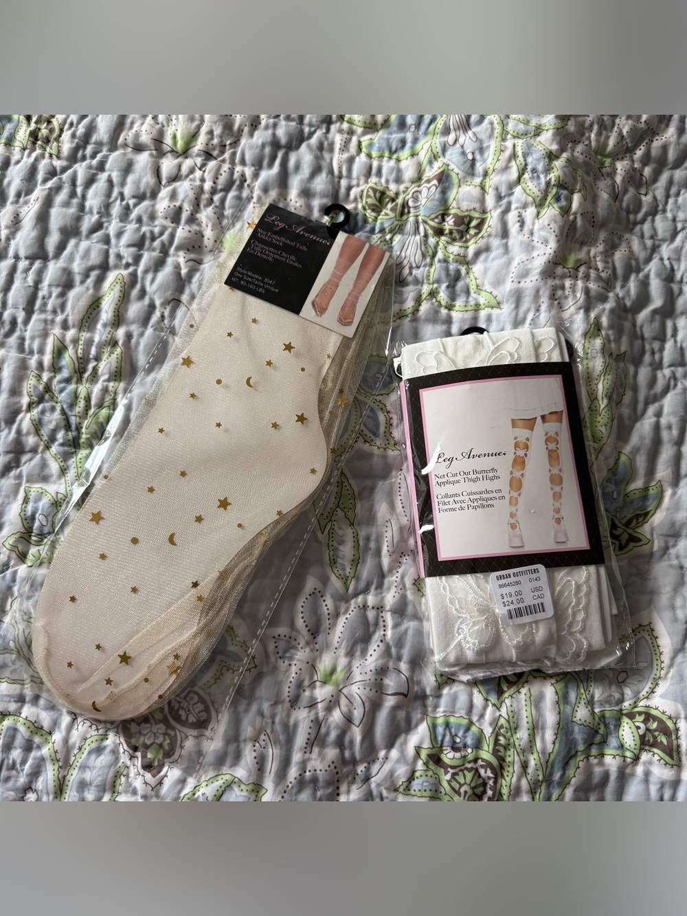 Two Pairs of Brand New Leg Avenue Socks
